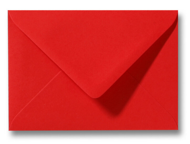 Envelop 13 x 18 cm Koraalrood