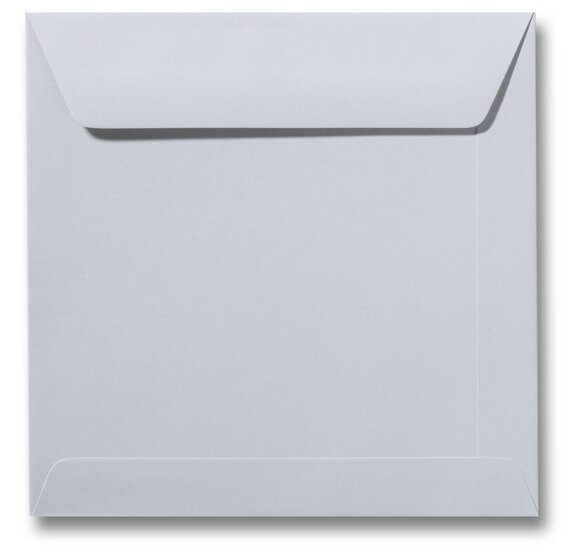 Envelop 17 x 17 cm Dolfijngrijs