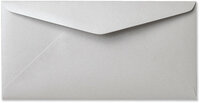 Envelop 11 x 22 cm Metallic Platinum