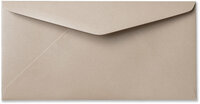 Envelop 11 x 22 cm Metallic Sand