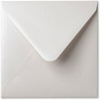 Envelop 16 x 16 cm Metallic Oyster