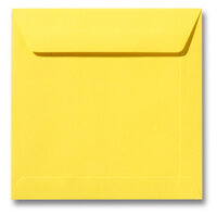 Envelop 19 x 19 cm Boterbloemgeel