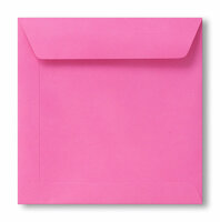 Envelop 19 x 19 cm Knalroze