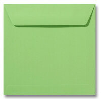 Envelop 22 x 22 cm Appelgroen