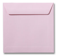 Envelop 22 x 22 cm Lichtroze