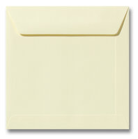 Envelop 22 x 22 cm Zachtgeel