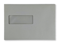 Vensterenvelop C5 16,2 x 22,9 cm Grijs