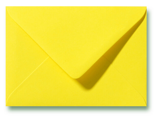 Envelop 11 x 15,6 cm Kanariegeel