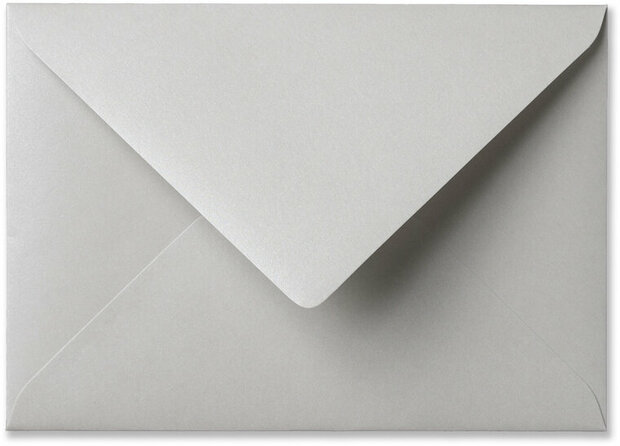 Envelop 11 x 15,6 cm Metallic Platinum