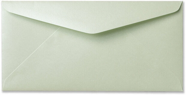 Envelop 11 x 22 cm Metallic Mint