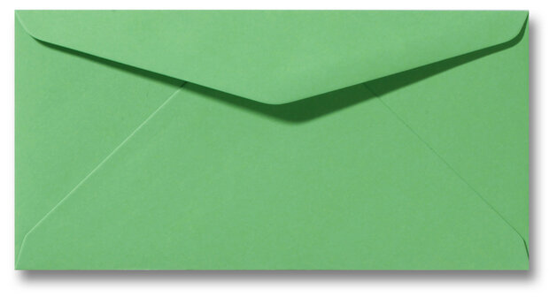 Envelop 11 x 22 cm Weidegroen