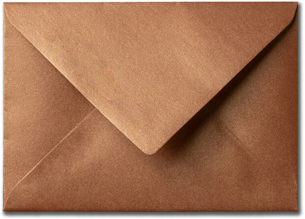 Envelop 12,5 x 17,6 cm Metallic Bronze