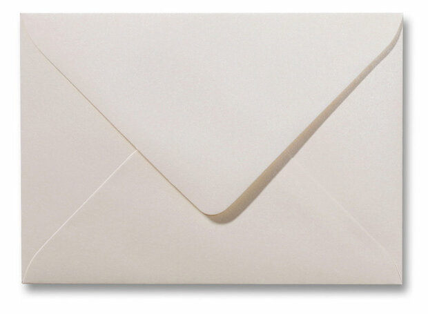 Envelop 15,6 x 22 cm Metallic Ivory