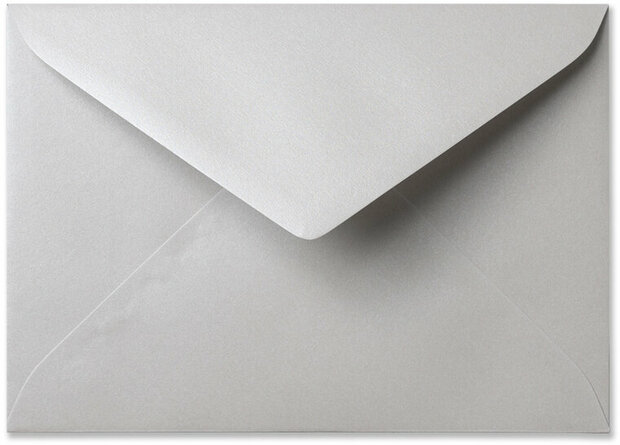Envelop 15,6 x 22 cm Metallic Platinum