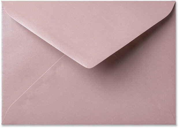 Envelop 15,6 x 22 cm Metallic Rose