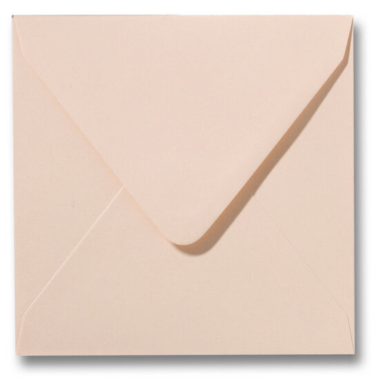 Envelop 16 x 16 cm Abrikoos