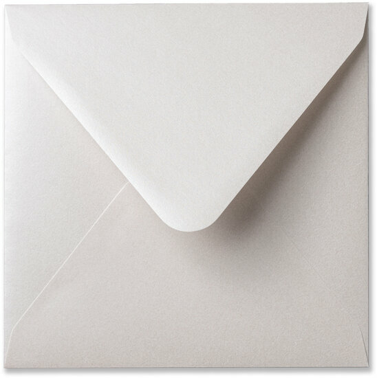 Envelop 16 x 16 cm Metallic Oyster