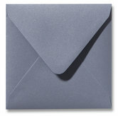 Envelop 16 x 16 cm Metallic Zilver