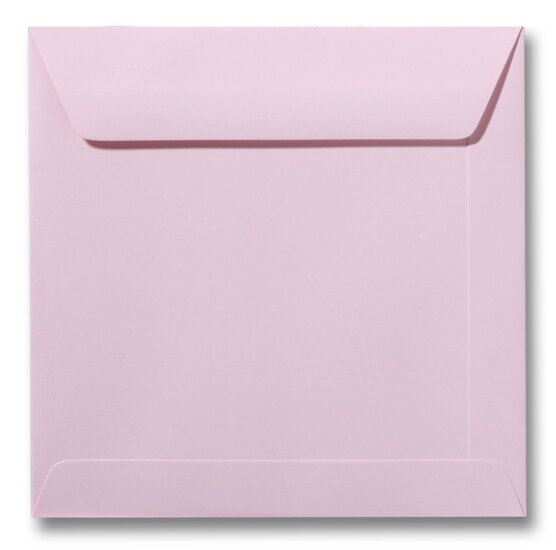Envelop 17 x 17 cm Lichtroze