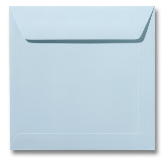 Envelop 22 x 22 cm Zachtblauw