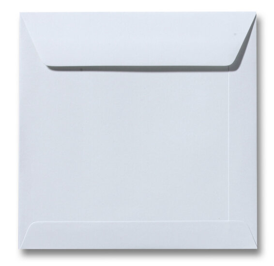 Envelop 22 x 22 cm Zilvergrijs