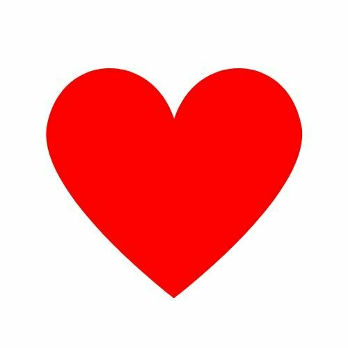 Sluitzegel hartje Rood