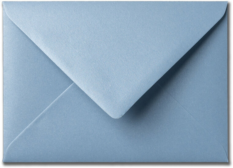 Envelop 11 x 15,6 cm Metallic Ice Blue