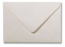 Envelop 11 x 15,6 cm Metallic Ivory