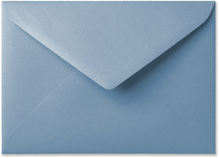 Envelop 15,6 x 22 cm Metallic Ice Blue