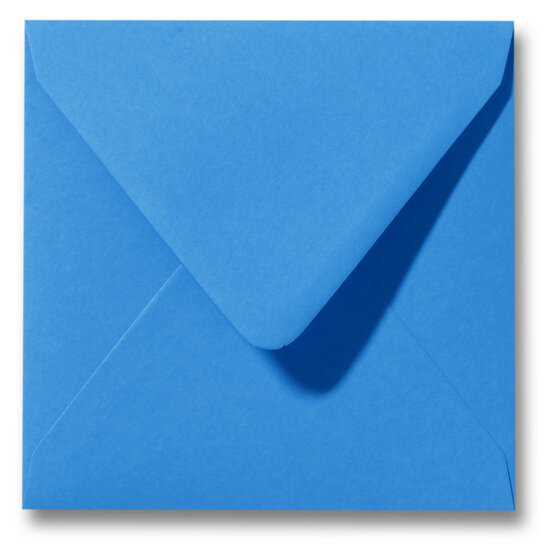 Envelop 16 x 16 cm Koningsblauw