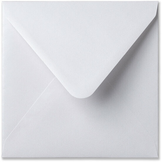 Envelop 16 x 16 cm Metallic Extra White