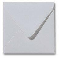 Envelop 16 x 16 cm Metallic White
