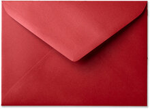 Envelop 15,6 x 22 cm Metallic Rosso
