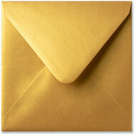 Envelop 16 x 16 cm Metallic Gold