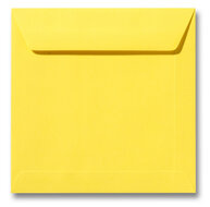 Envelop 22 x 22 cm Boterbloemgeel